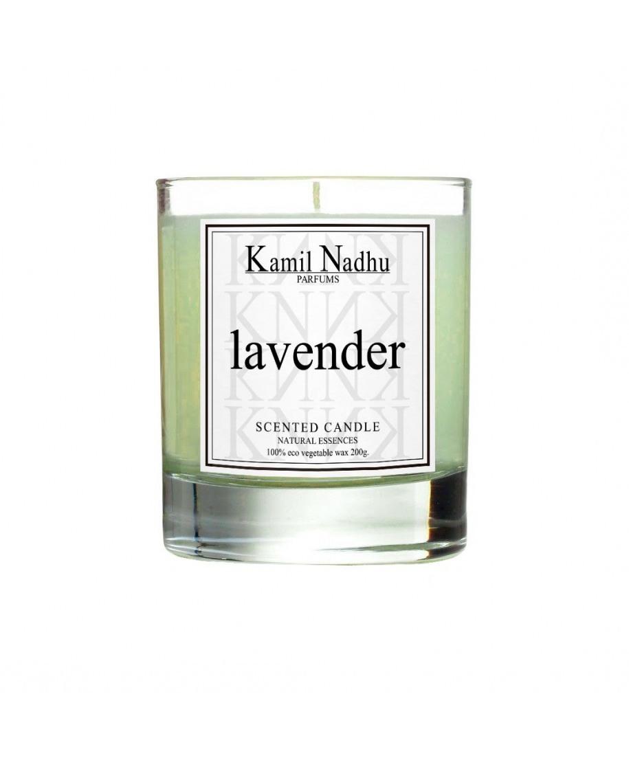Scented Candle Lavender-Scented Candle-Kamilnadhu