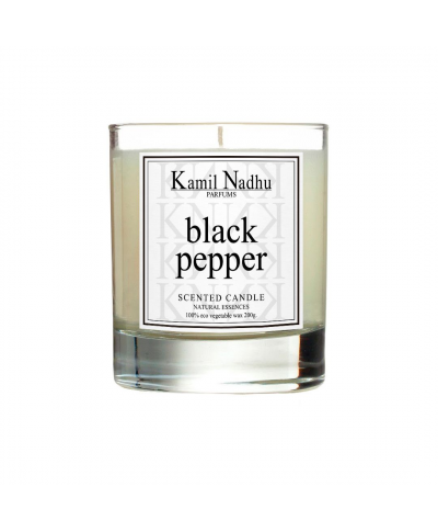 Scented Candle Black Pepper-Scented Candle-Kamilnadhu