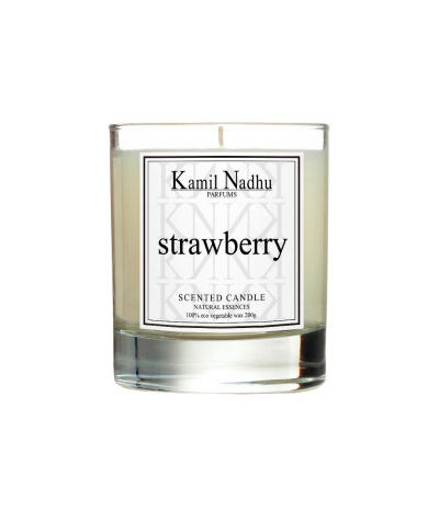 Scented Candle Strawberry-Scented Candle-Kamilnadhu
