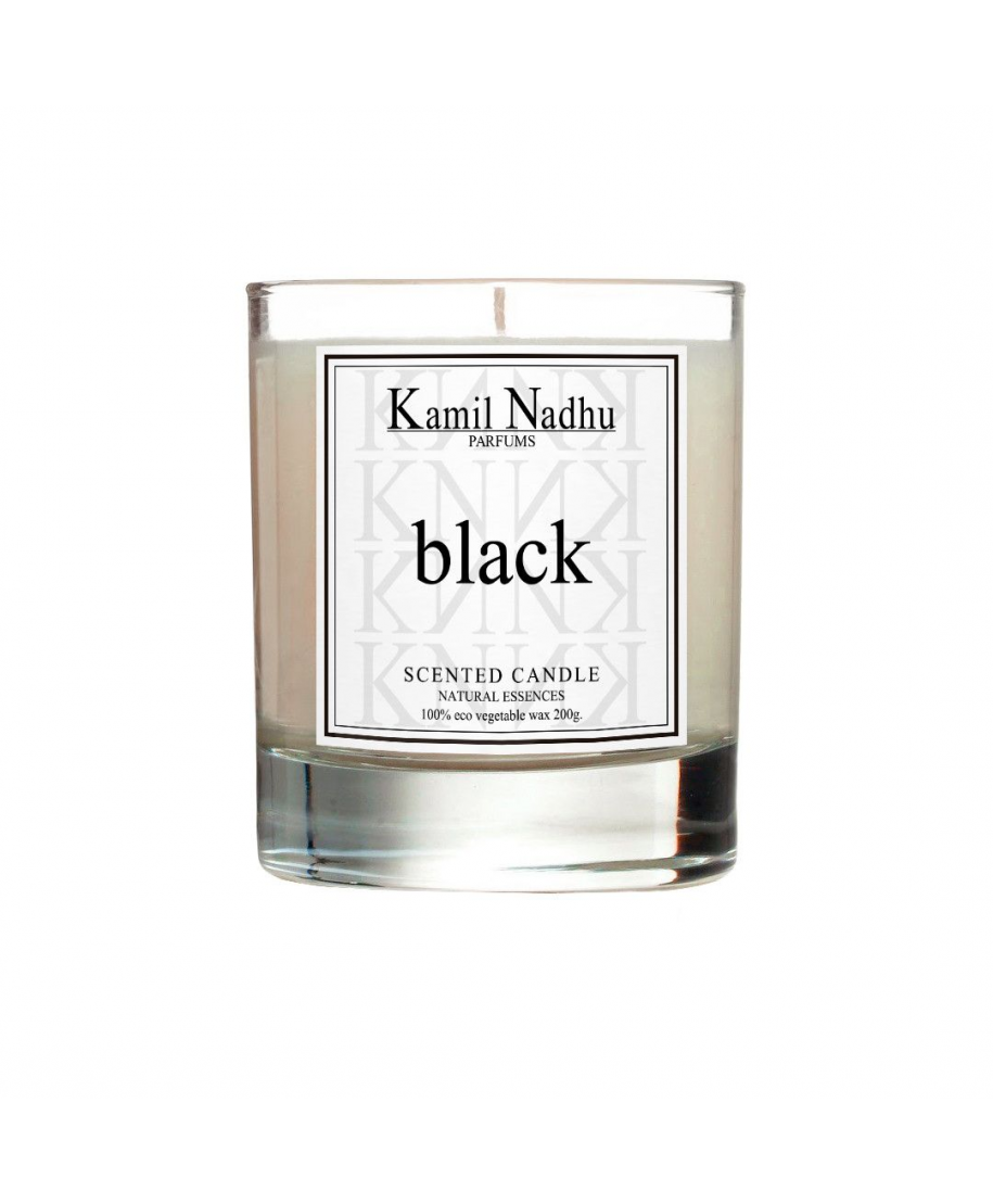 Scented Candle Black-Scented Candle-Kamilnadhu