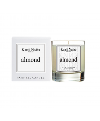 Scented Candle Almonds-Scented Candle-Kamilnadhu