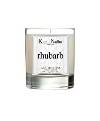 Scented Candle Rhubarb-Scented Candle-Kamilnadhu